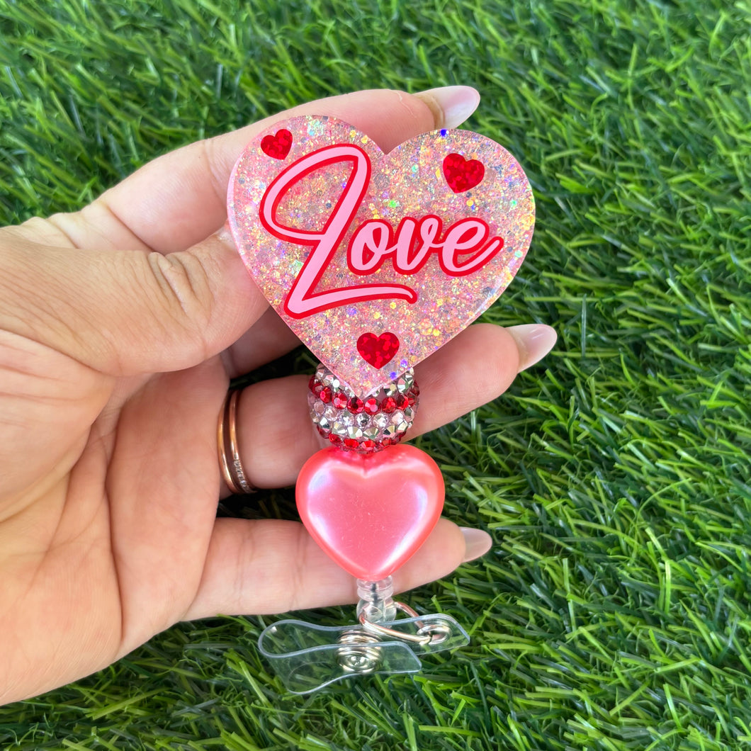 Love Heart Badge Reel
