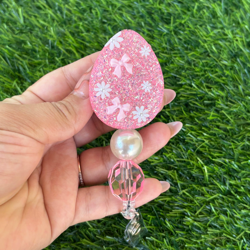 Pearl Easter Egg Badge Reel