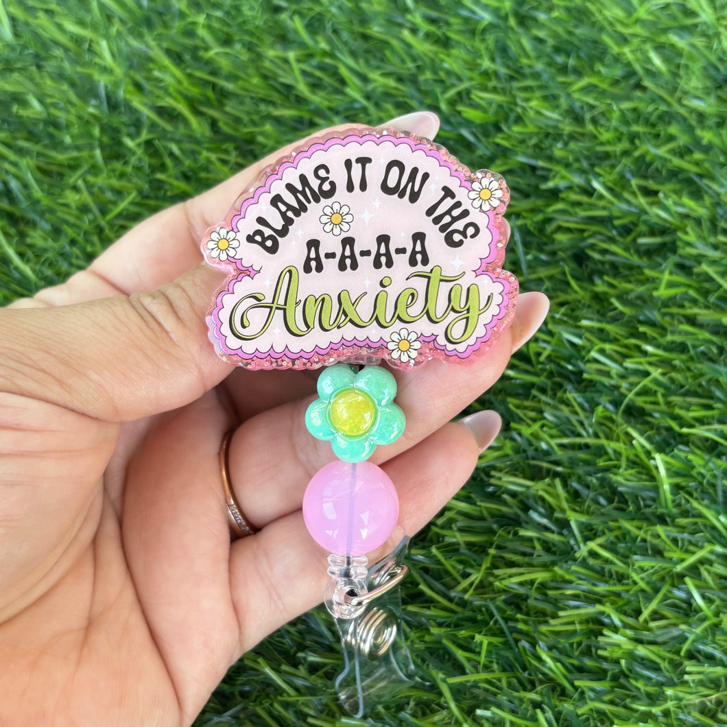 A A A Anxiety Badge Reel