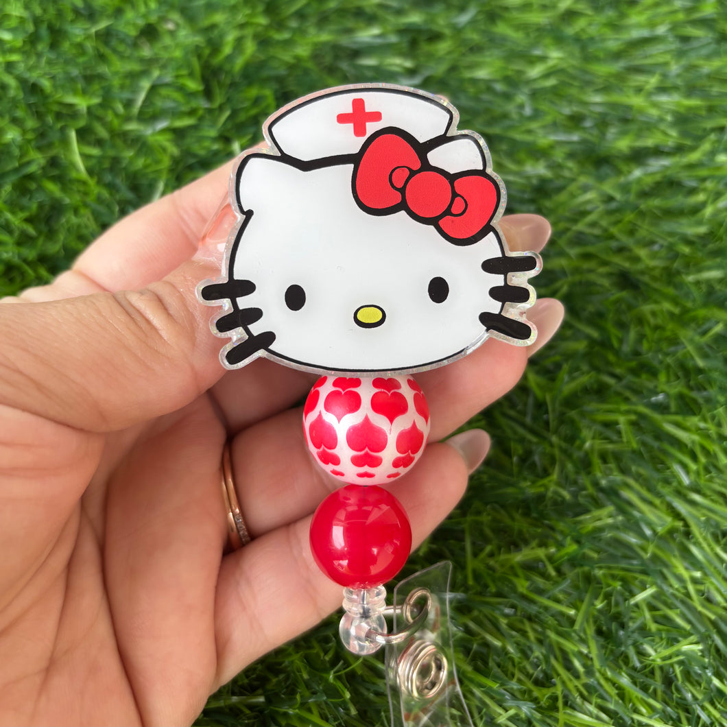 Nurse Kitty Badge Reel