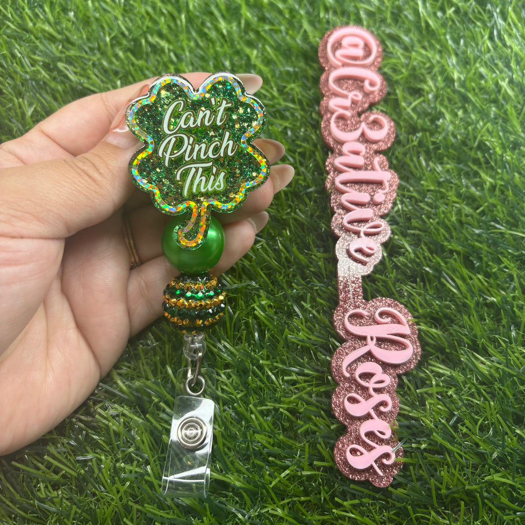 Can't Pinch This Badge Reel