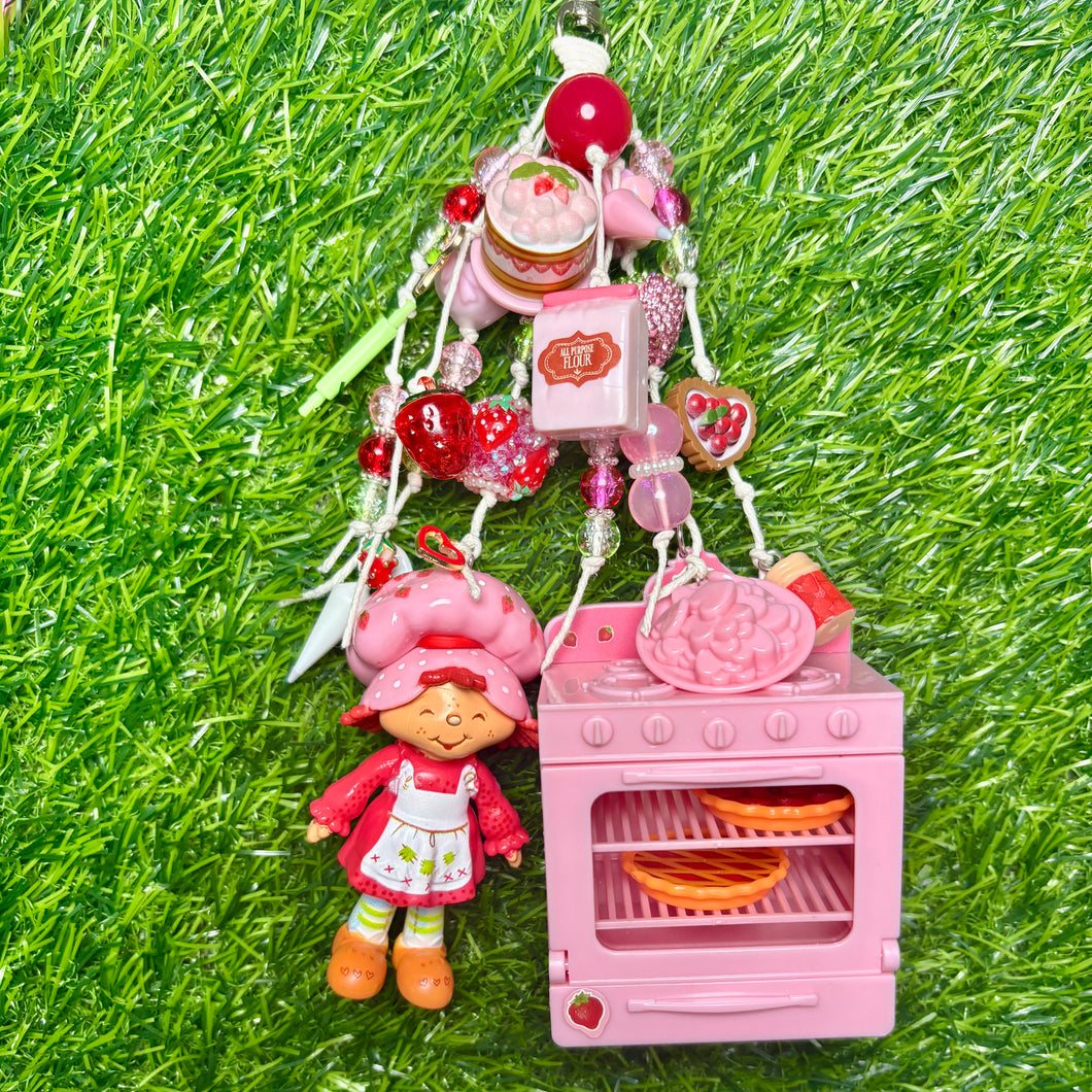 Strawberry Bakers Keychain