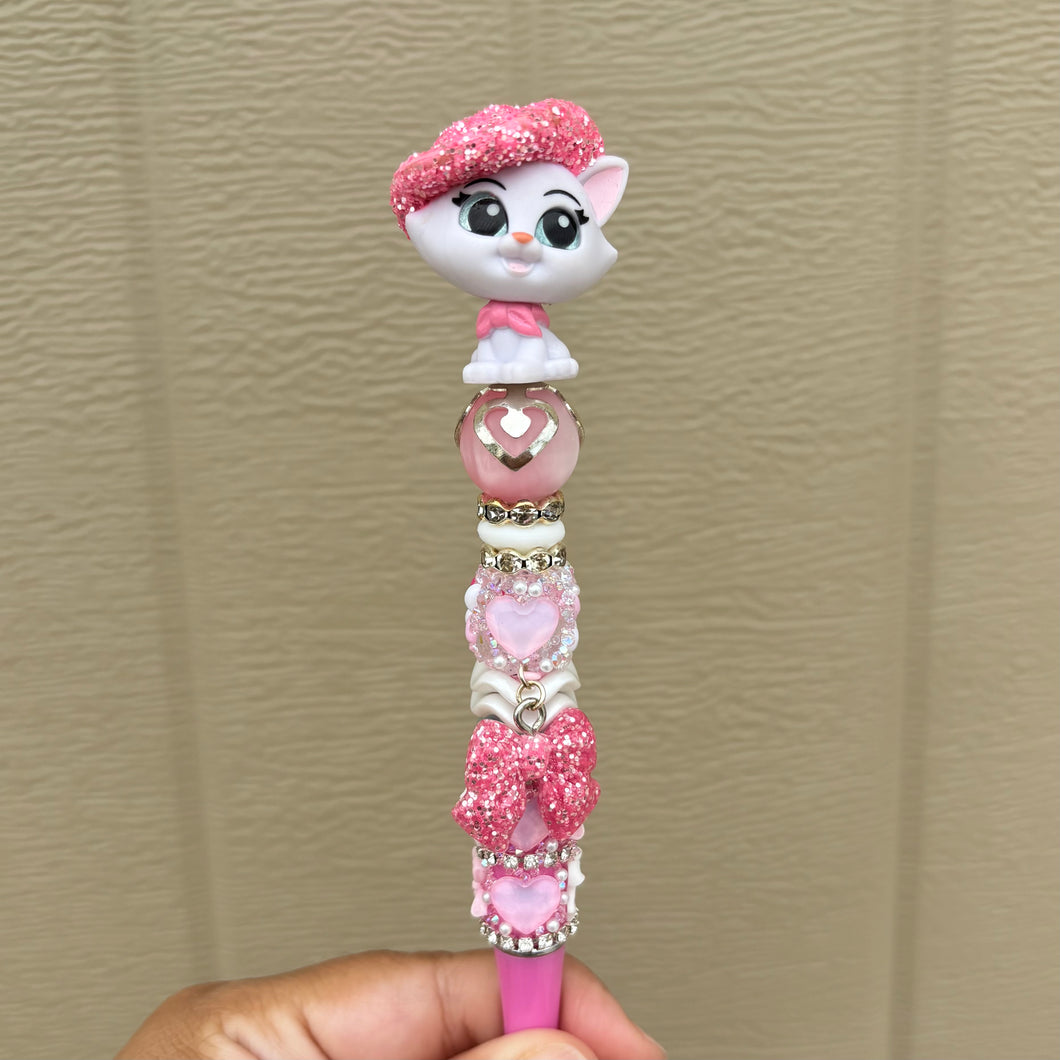 Marie Aristocats Beaded pen