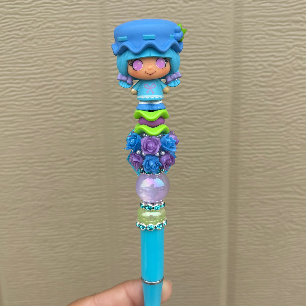 Blueberry Muffin Mini Beaded Pen