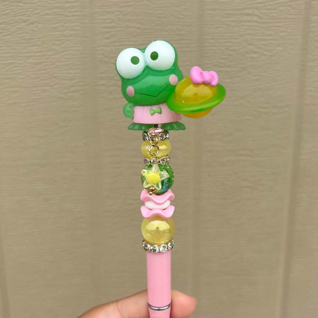 Keroppi Beaded Pen