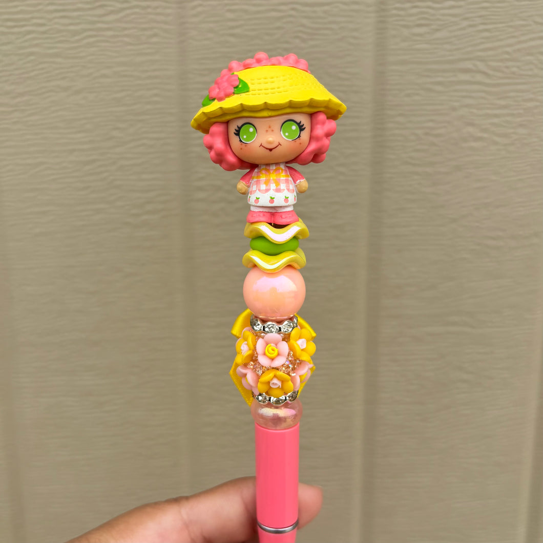 Peach Blush Mini Beaded Pen