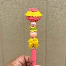Load image into Gallery viewer, Peach Blush Mini Beaded Pen

